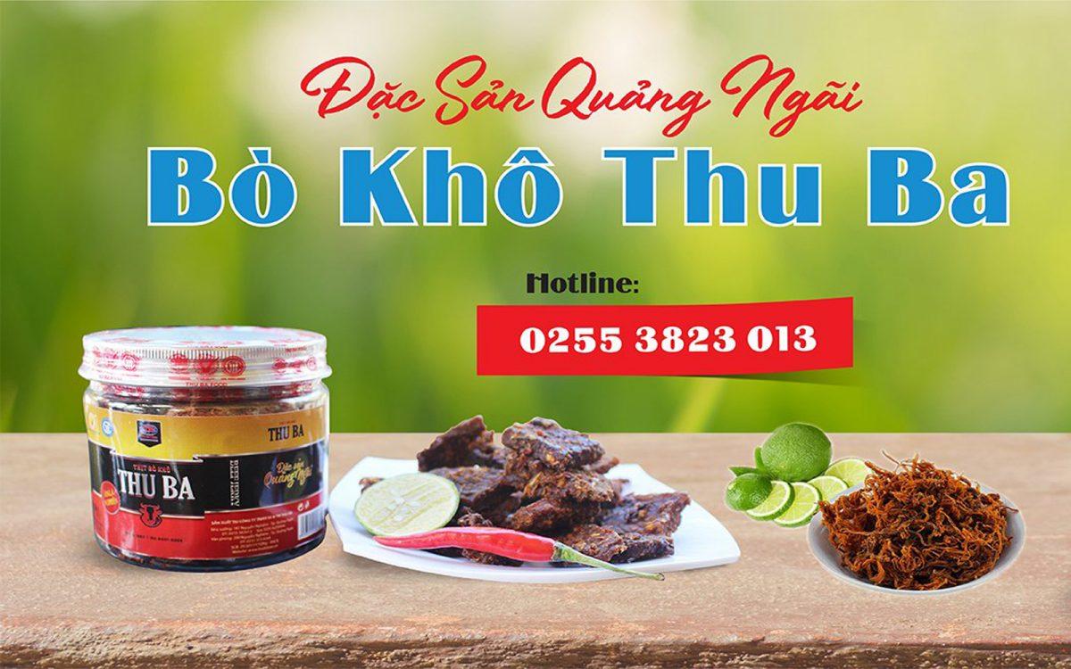 bò khô thu ba quảng ngãi